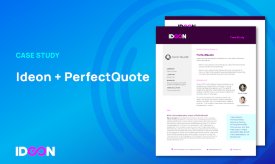 PerfectQuote’s Story: How Ideon’s data powers the company’s small-goup quoting tool for brokers