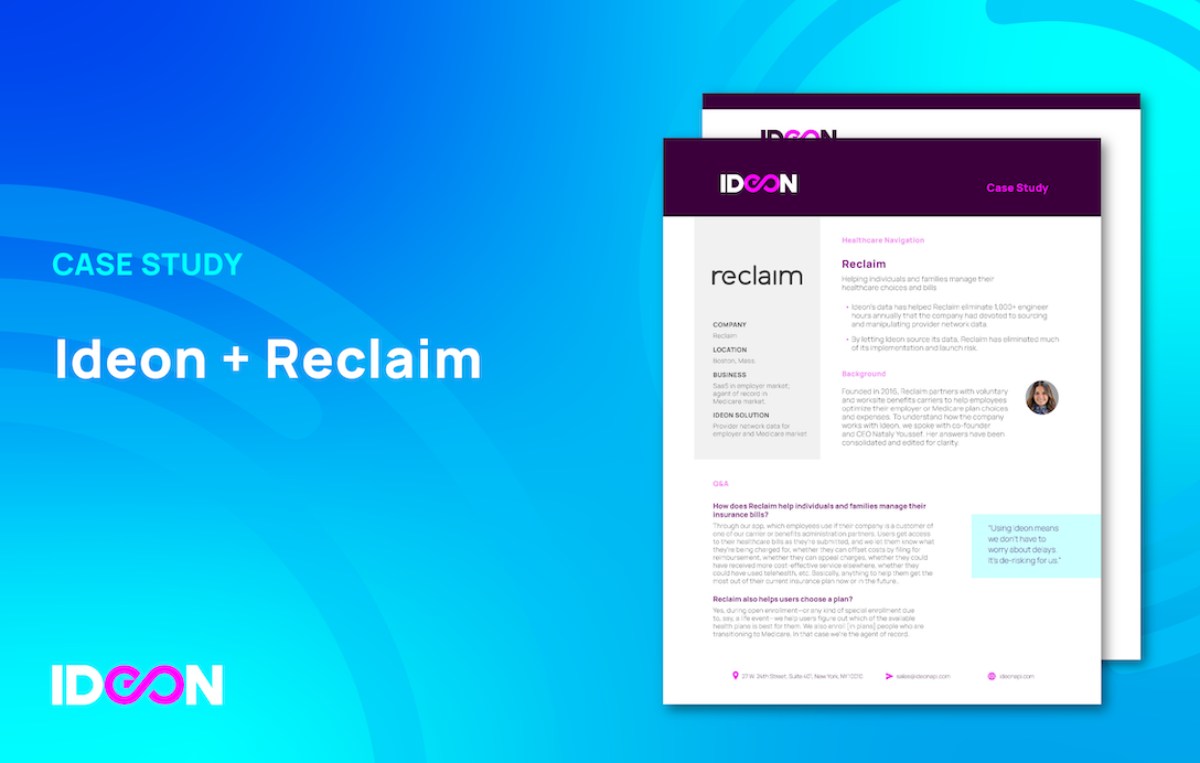 Reclaim’s Story: How Ideon’s APIs saved time and reduced risk