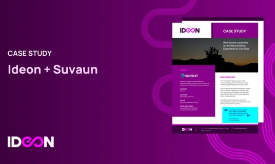 Suvaun’s Story: How Ideon’s data helped Suvaun quickly launch an ancillary quoting experience