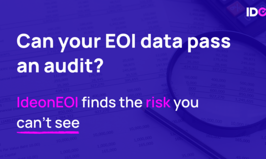 De-risk Your EOI Data: Introducing IdeonEOI