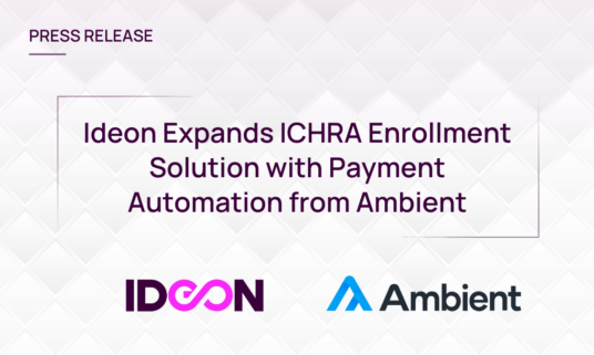 Ideon Expands ICHRA Enrollment Solution with Payment Automation from Ambient