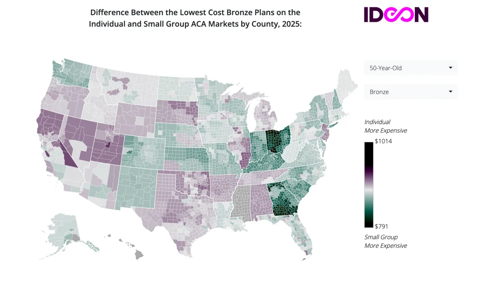 Ideon Releases 2025 ICHRA Map