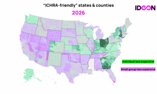 Ideon Releases 2026 ICHRA Map